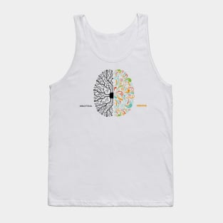 Creative and analytic brain Tank Top